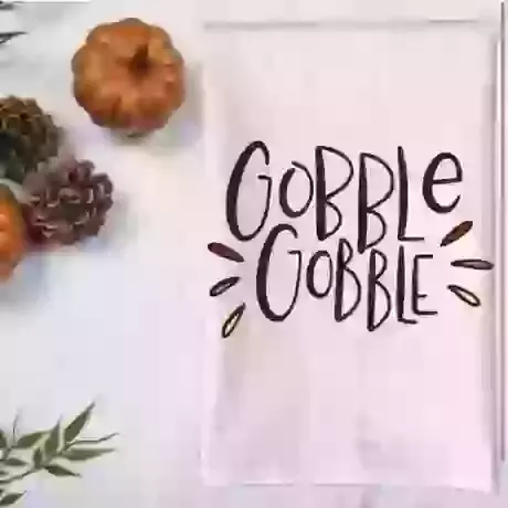 Gobble Gobble Turkey Tea Towel 